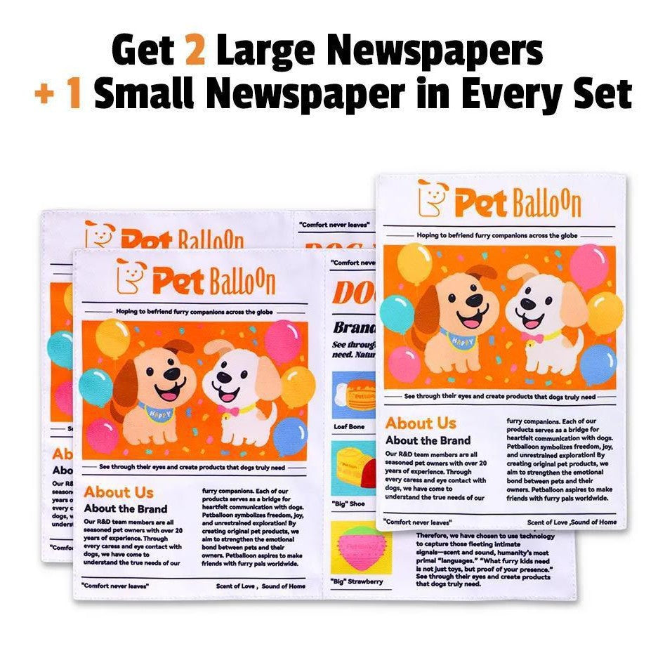 Durable Pet-friendly Newspaper Design Convient pour le Chewing