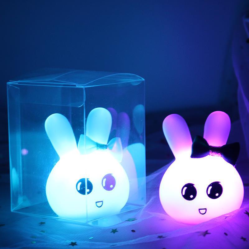 École primaire maternelle Tanabata cadeau mignon lapin lumière de nuit