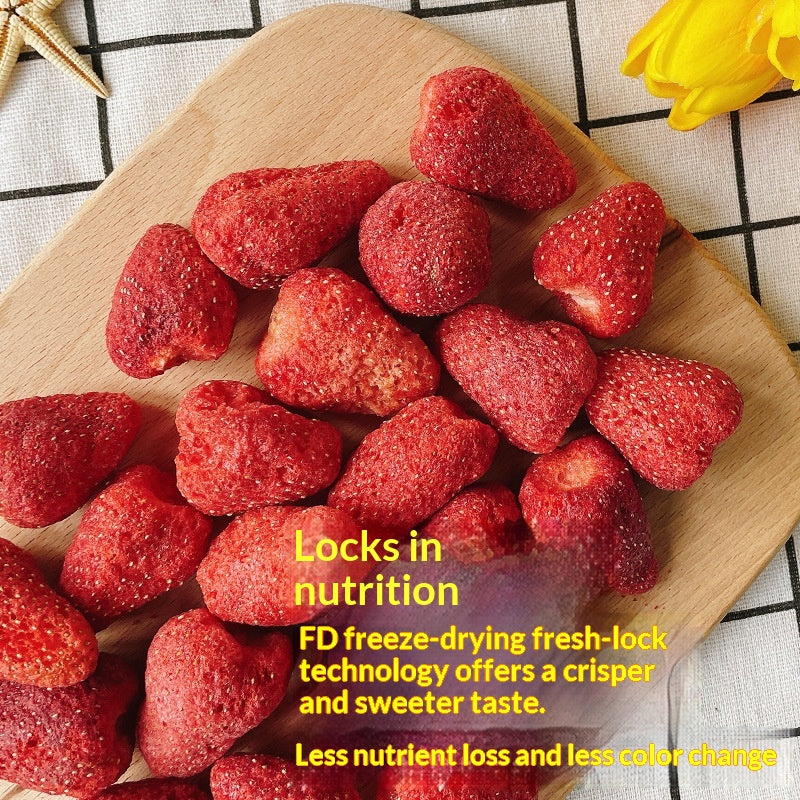 Fig Fraise et fruits croustillants prêts à manger Fruits séchés au gel