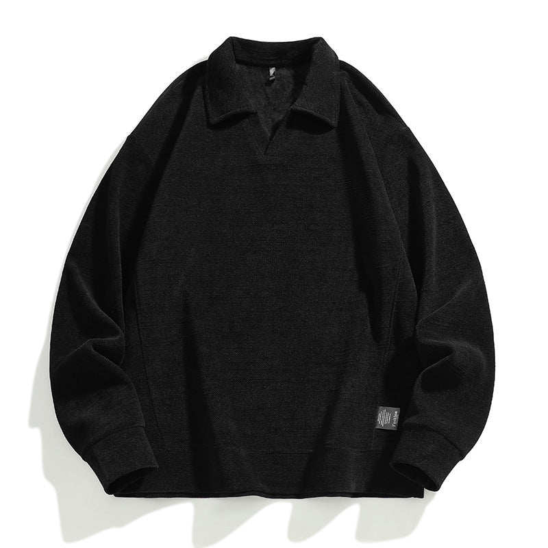 Haut du palonnier occasionnel masculin à manches longues pour l'automne Et l'hiver