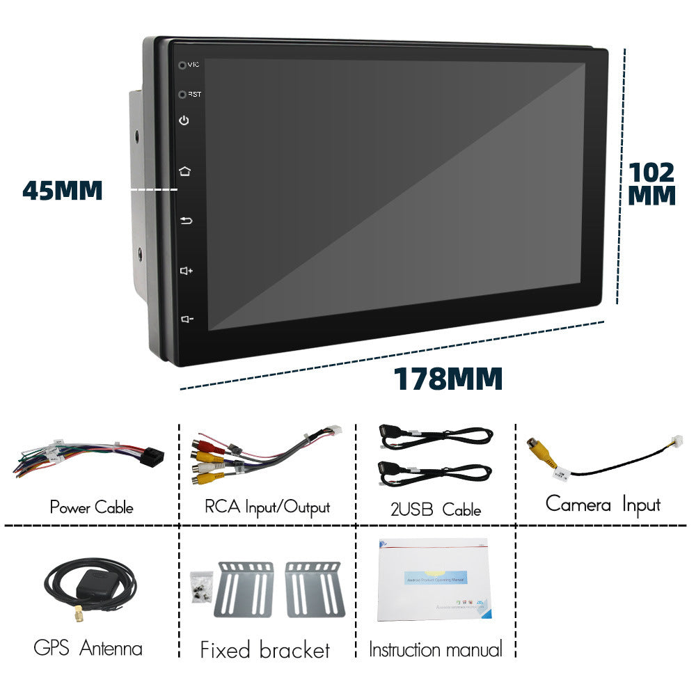 Universal Computer Carplay Navigation MP5 Lecteur GPS Navigation Radio intégrée