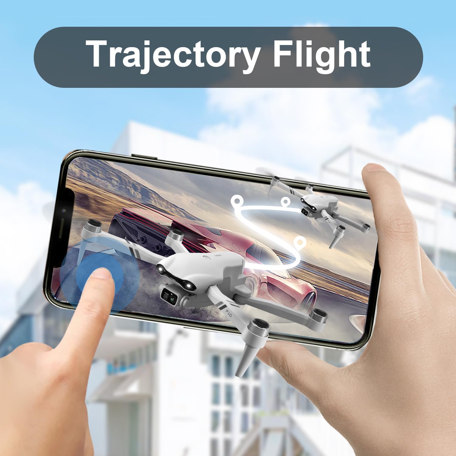 F10 Drone pliable avec caméra WIFI FPV Pour adultes