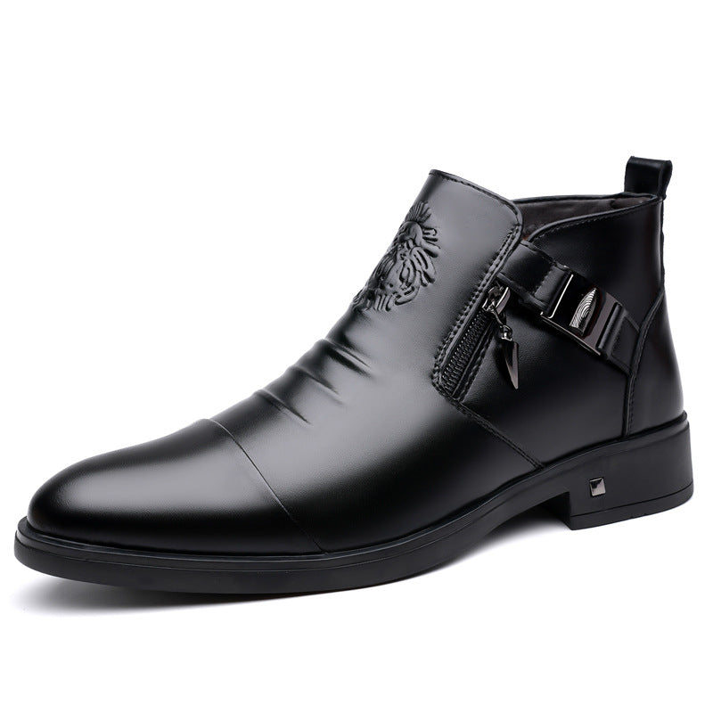 Bottes de cheville Trendy Retro avec chaînes latérales