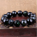 Bracelet naturel arc-en-ciel oeil obsidien