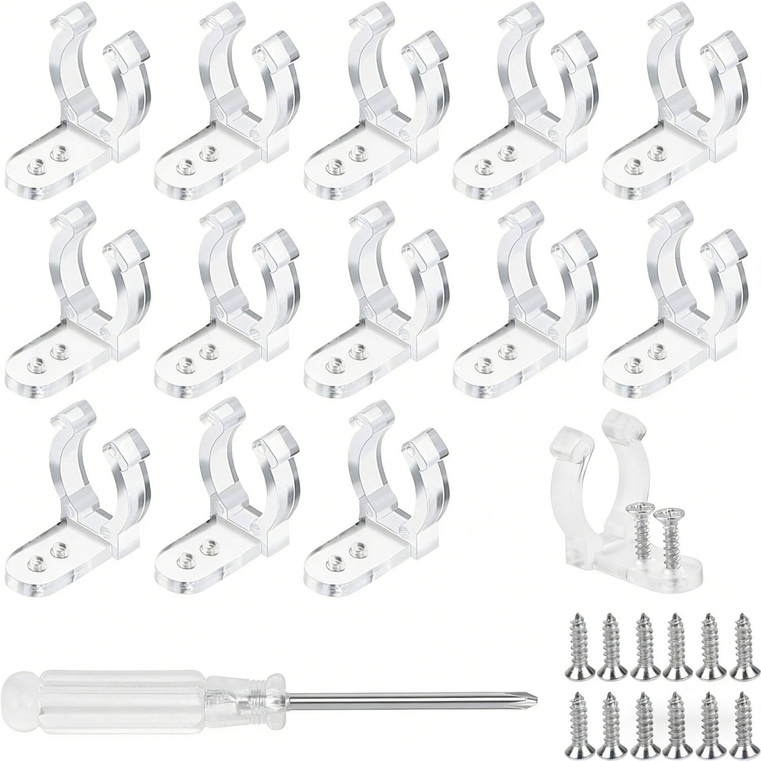Jeu de clips LED avec 100 clips