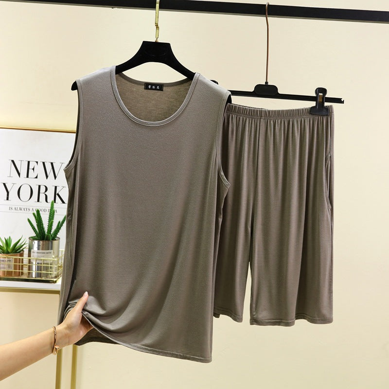 Plus Size Sleeveless Top and Shorts