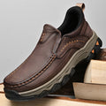 Chaussures en cuir casual homme avec des semelles épaisses