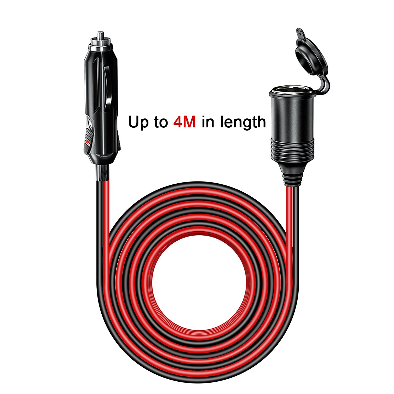 Câble d'extension d'alimentation USB 4 M voiture allume-cigarette USB