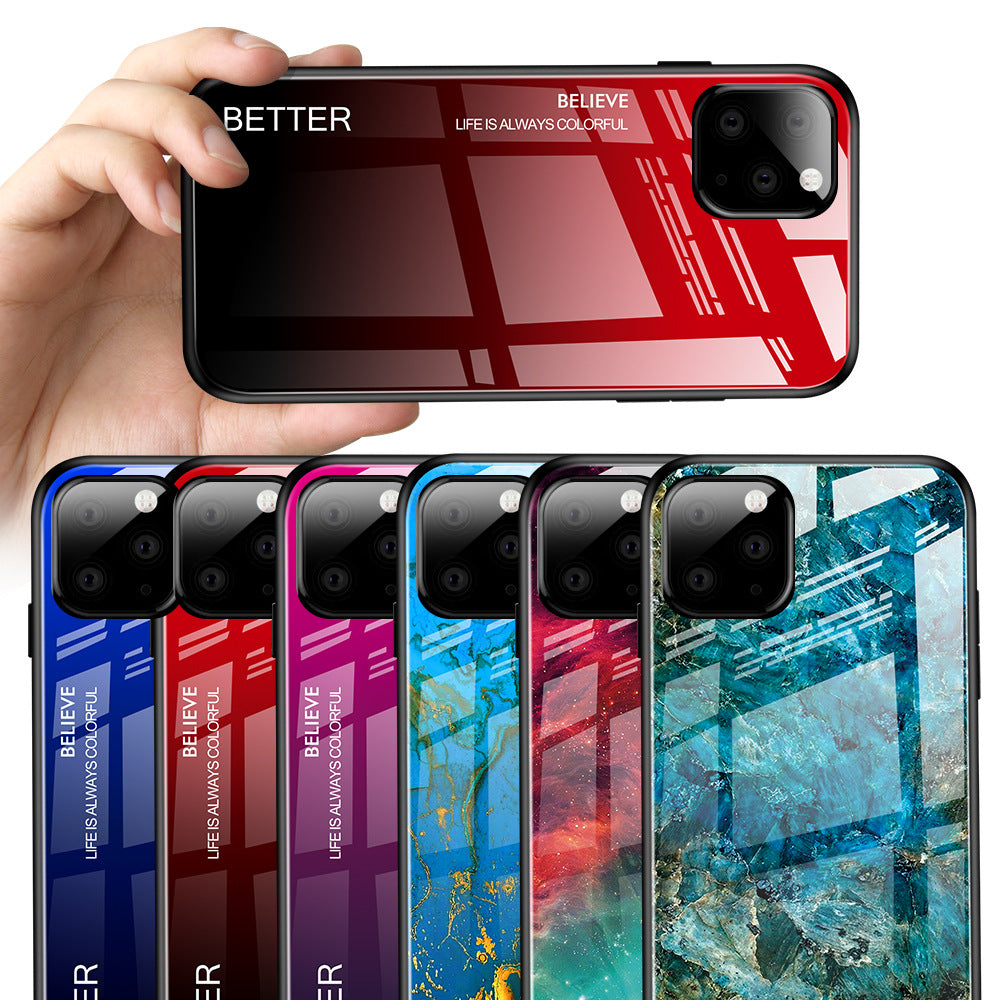 Étui téléphonique en verre gradué personnalisé