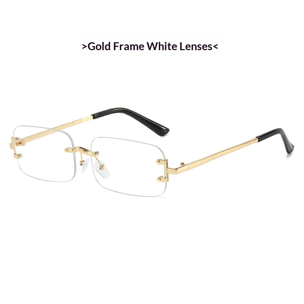 Lunettes de soleil sans cadre pour hommes et femmes