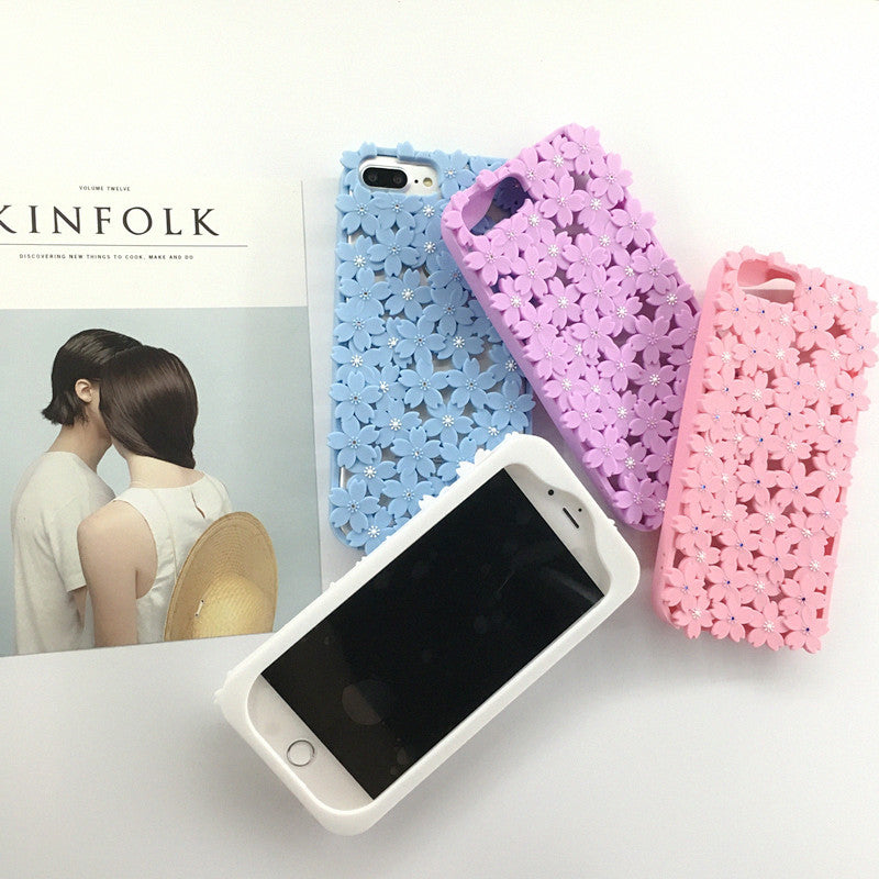Cas de téléphone floral