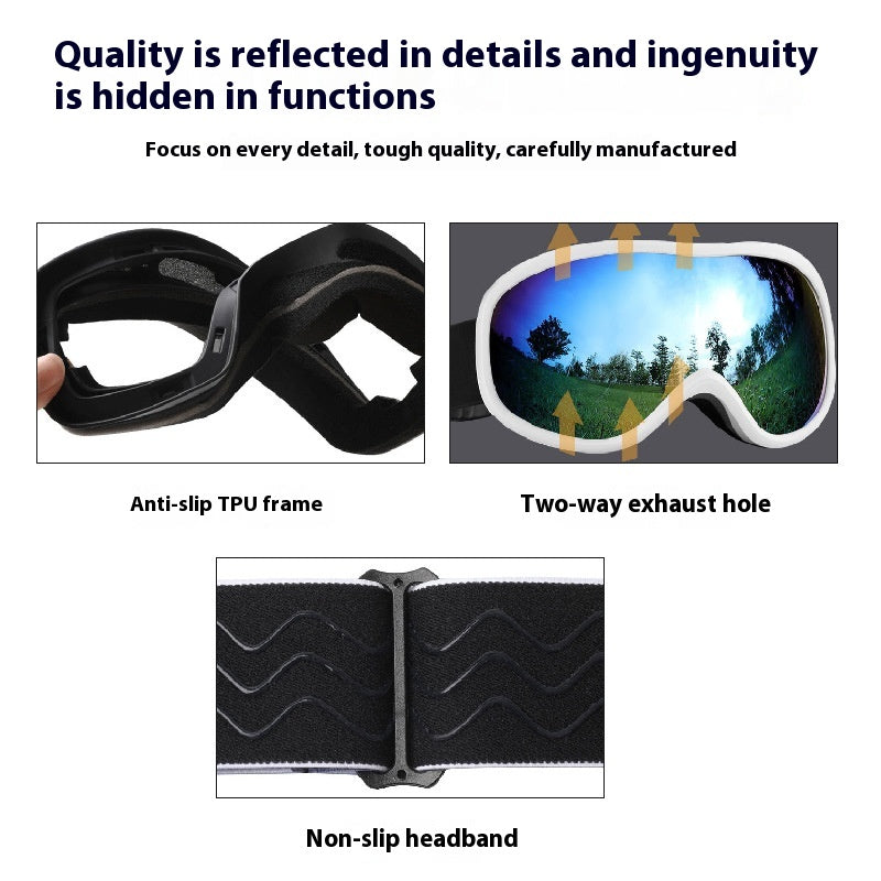 Lunettes de ski de plein air pour hommes et femmes