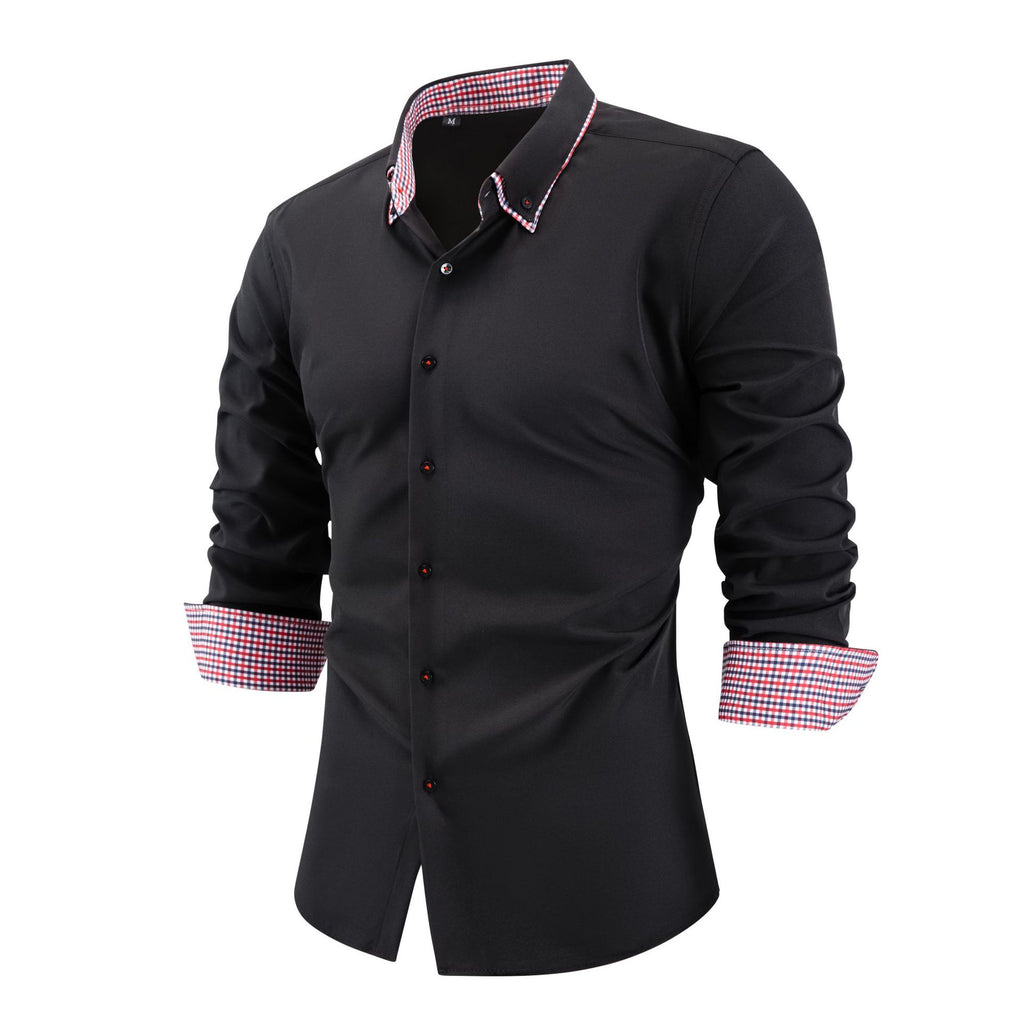 Jiana Chemise européenne et américaine pour homme de grande taille