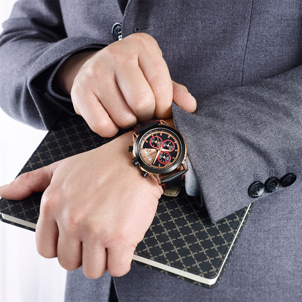 Montre lumineuse multifonctionnelle homme