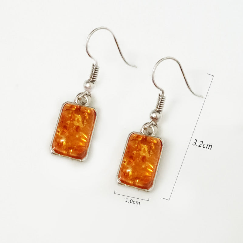 Boucles d'oreilles et colliers en deux parties