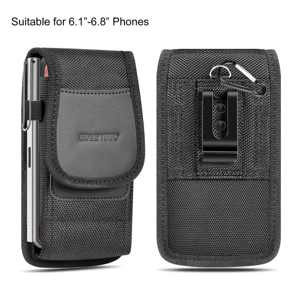 Sac de taille de ceinture en nylon horizontal et vertical multifonctionnel pour hommes