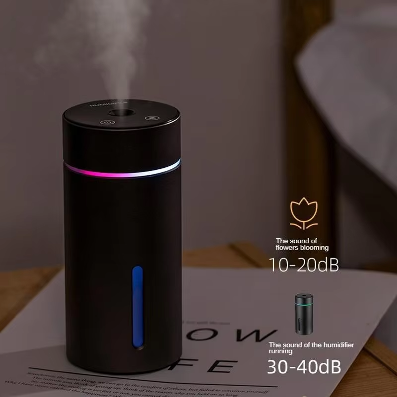 Portable voiture Humidificateur d'air en aluminium Diffuseur d'huile essentielle 260ml
