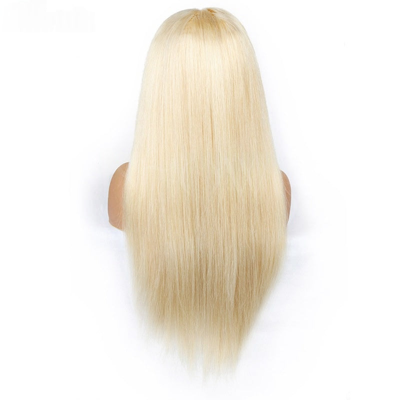 13x6 Lace Front Human Hair Straight Wig