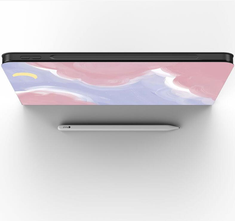Littérature et table simple d'art avec étui de protection stylo