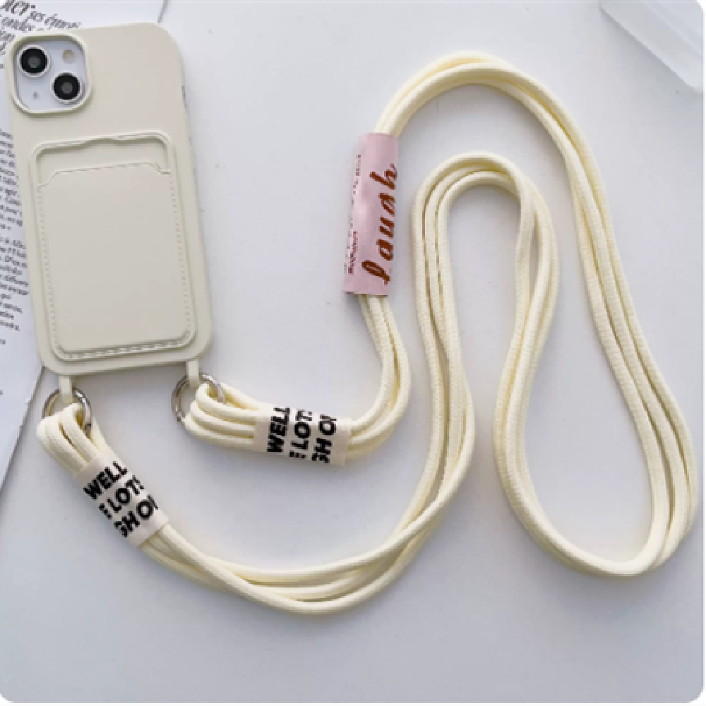 Étui téléphonique avec lanière amovible