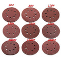 Papier de sable rond autocollant