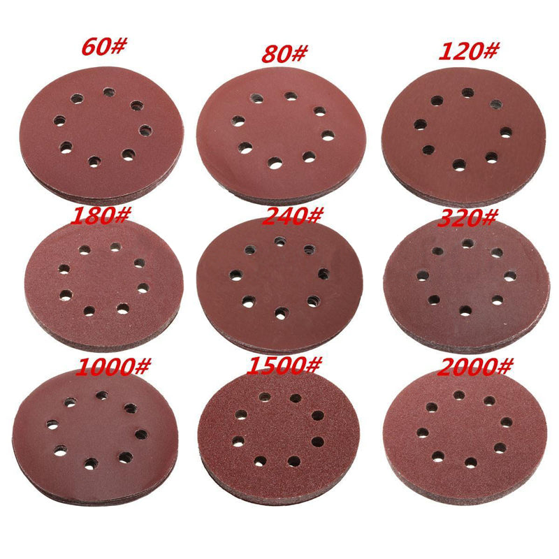 Papier de sable rond autocollant