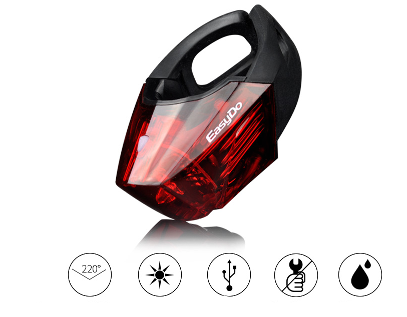Vélo Tail Light Sécurité Tail Light Night Riding Light