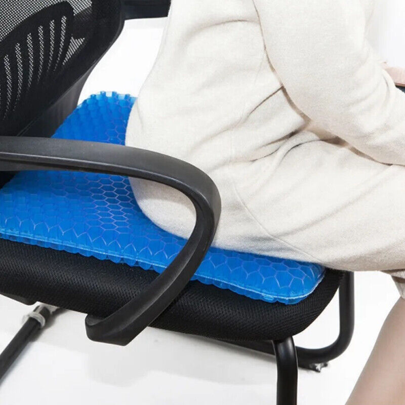 Honeycomb Respirant Gel Siège Refroidissement Refroidissement Double épais Oeuf tapis assis