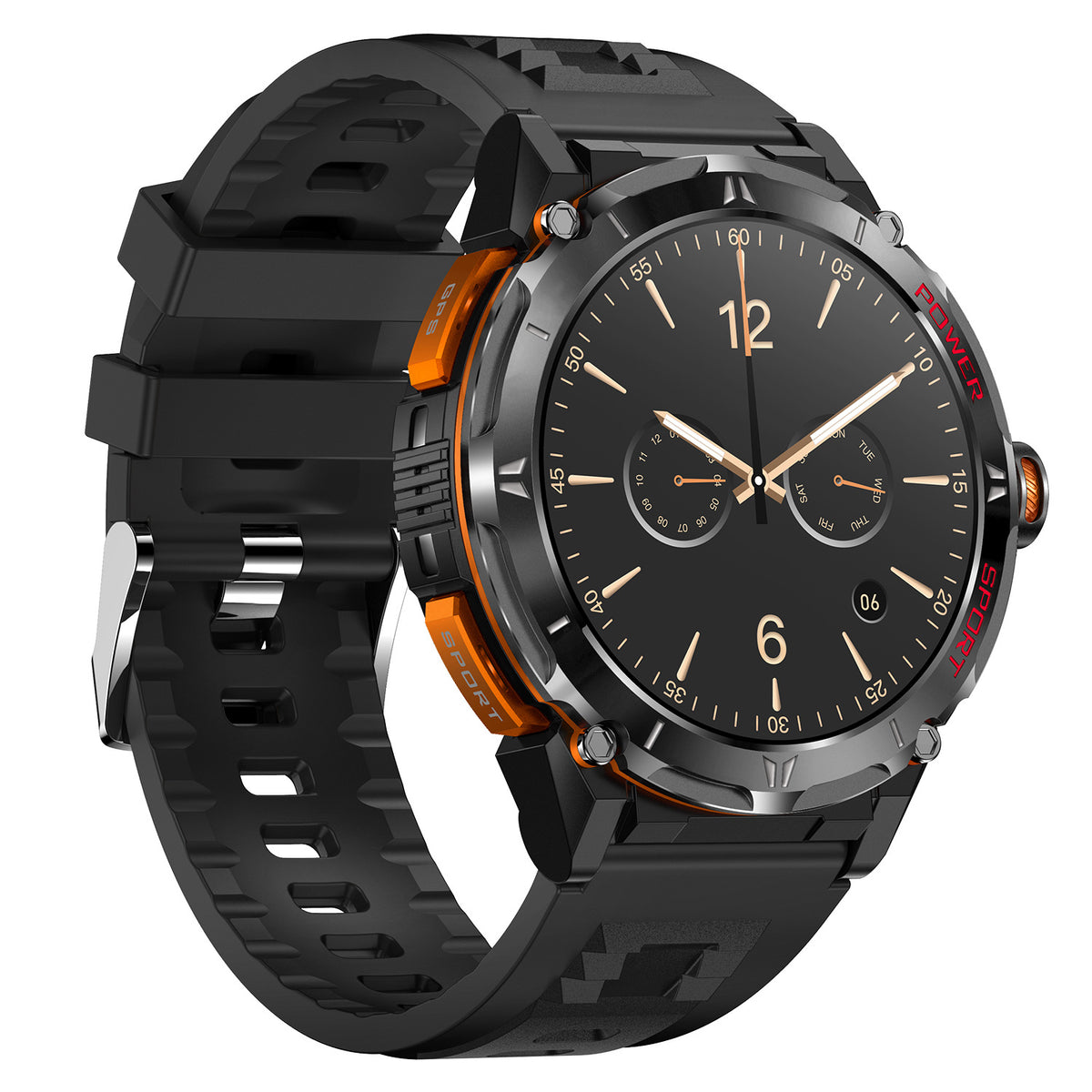Y18 Smart Watch Surveillance de la pression d'altitude GPS à l'oxygène du sang de 143 pouces