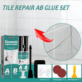 Eelhoe Tile Adhesive Tile Agent de réparation Carreaux métalliques Remplissage des fuites Réparation Ab Adhesive Bo