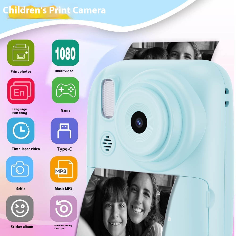Jouet pour enfants Caméra numérique Photo HD Caméra imprimable