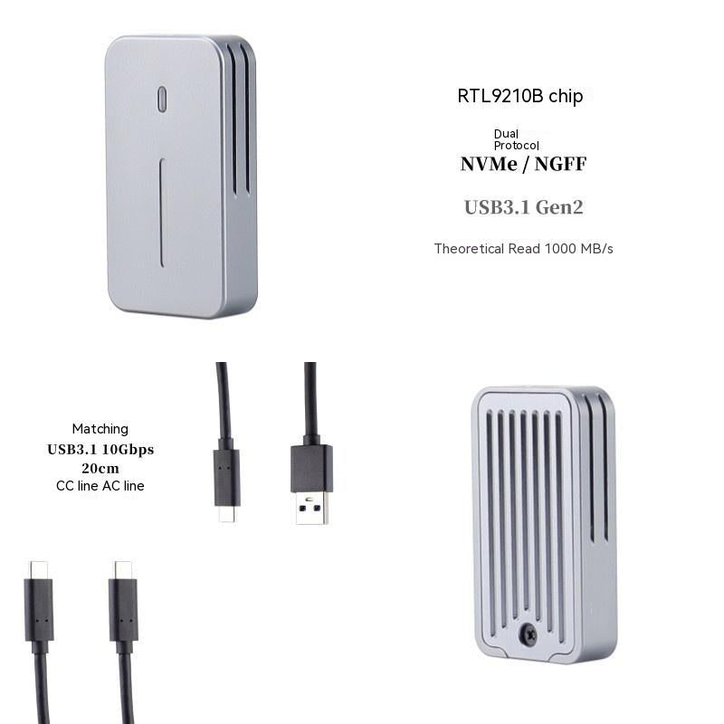 F Dual Protocol 10Gbps alliage d'aluminium Cnc Shell dissipation de chaleur