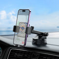 Voiture Mobile Téléphone Bracket magnétique sans fil charge rapide Dashboard fixe support anti-shake