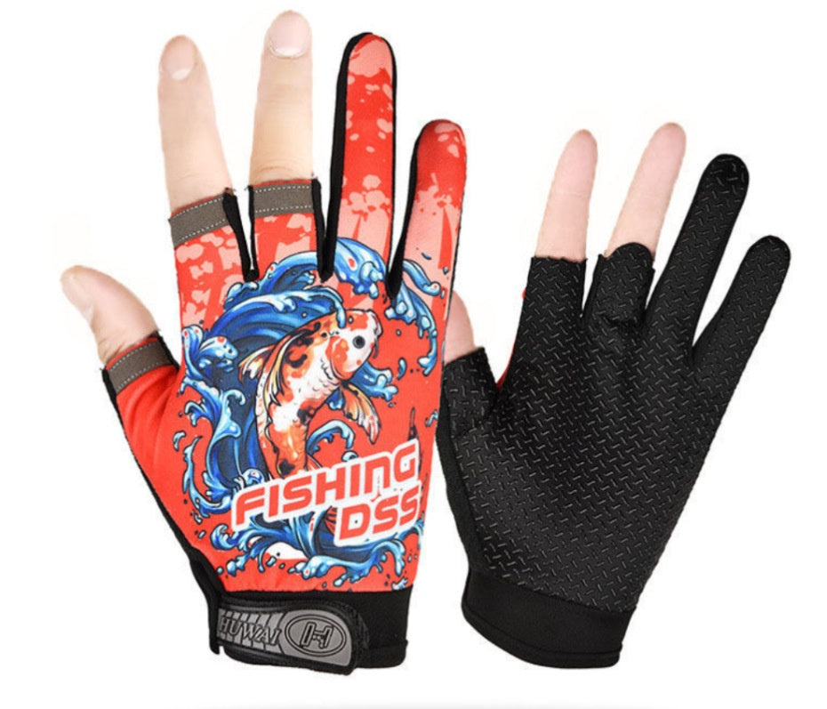 Gants de pêche à vélo Lure Protection solaire