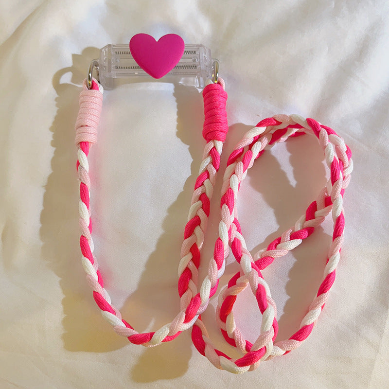 Beau look Small Love Back Splint Mobile Phone Lanyard Universal