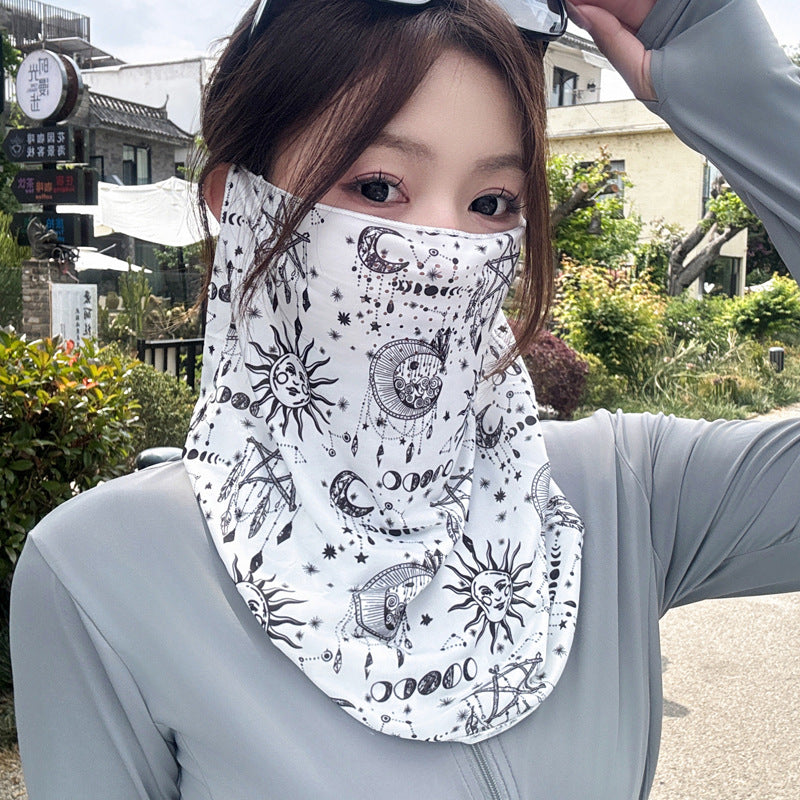 Masque du soleil Bébé Garçon et fille Été Pêche en plein air Couverture de vélo Plein visage