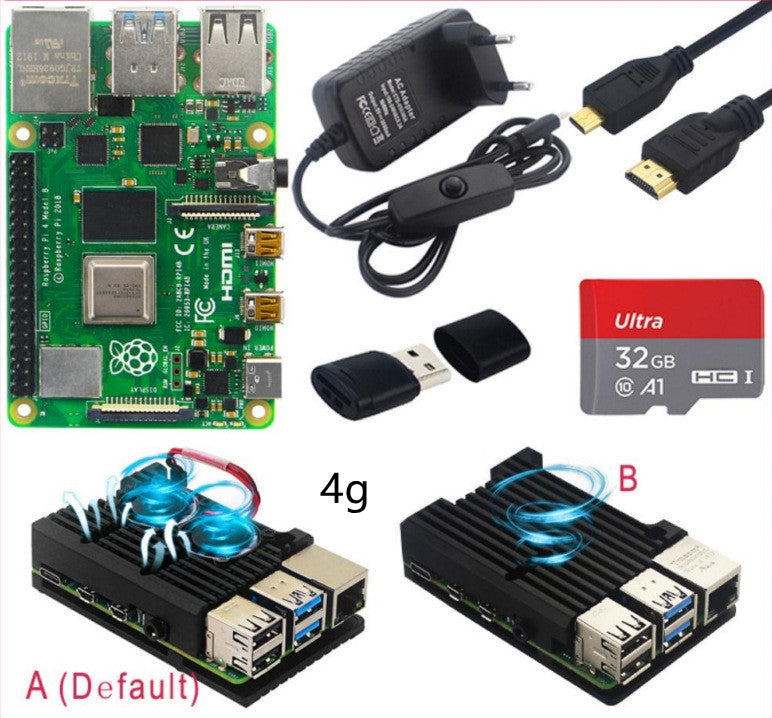 Modèle 4B Raspberry Pi Kit de développement embarqué
