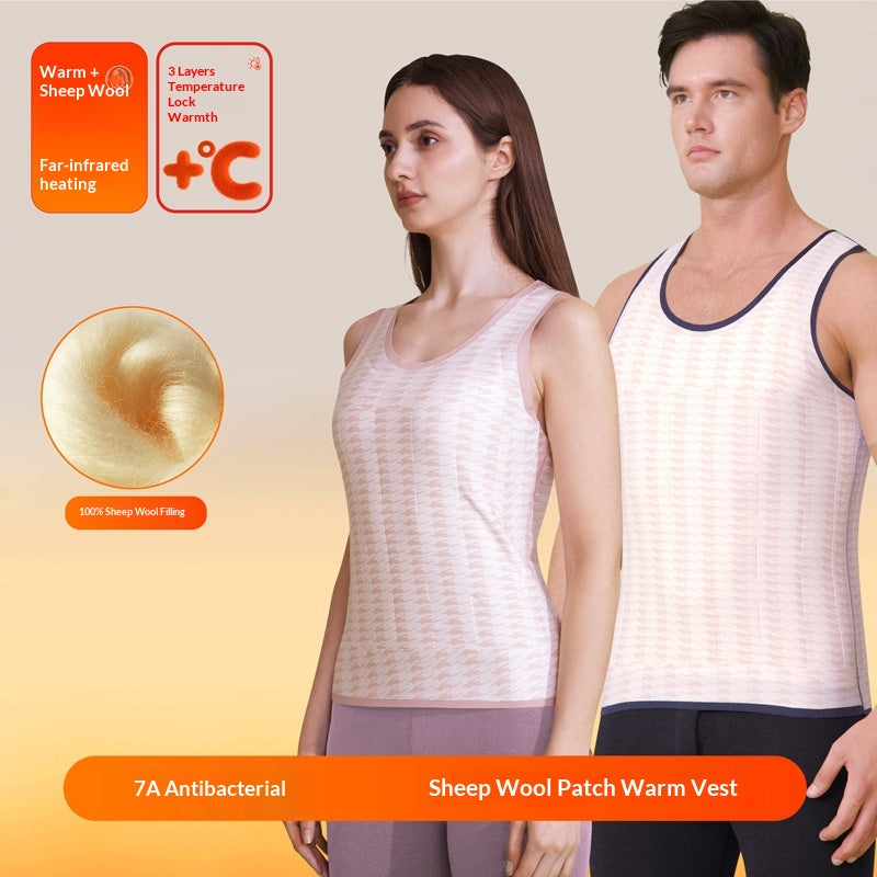 AutumnHiver Fleece-lined extra-épaisseur sans manches Base Top