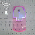 Souris optique lumineuse sans fil Intelligente de 2,4 GHz pour ordinateur portable
