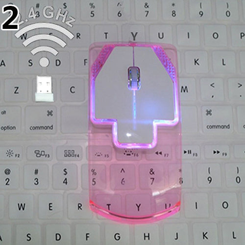Souris optique lumineuse sans fil Intelligente de 2,4 GHz pour ordinateur portable