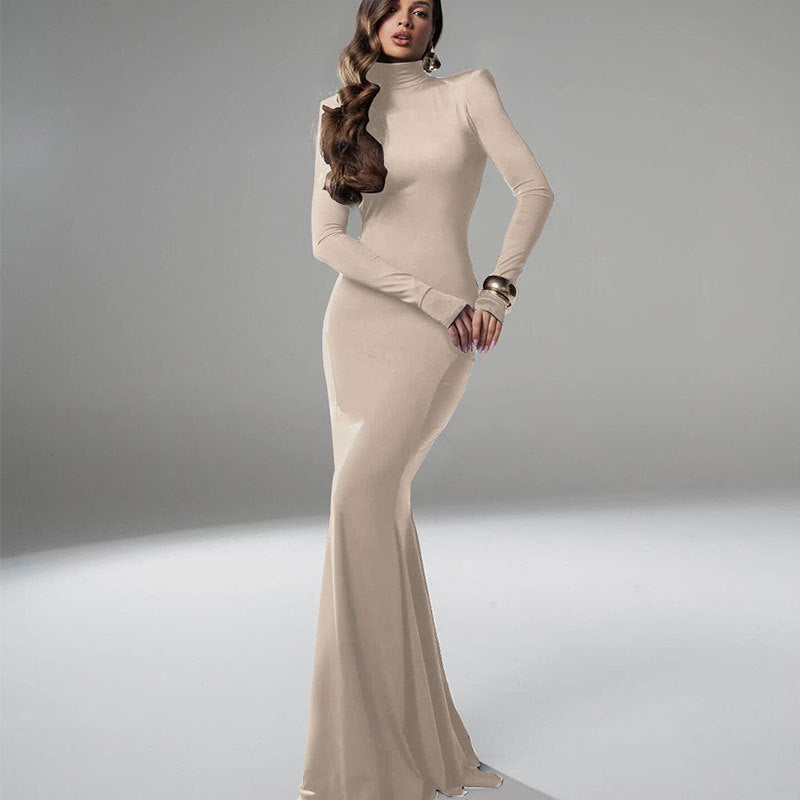 Robe de soirée sans dos skinny Hip pour femme
