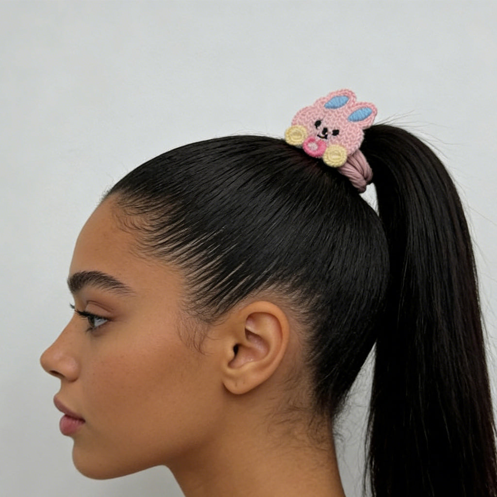 Tricoter les cheveux Bunny Tie-4043