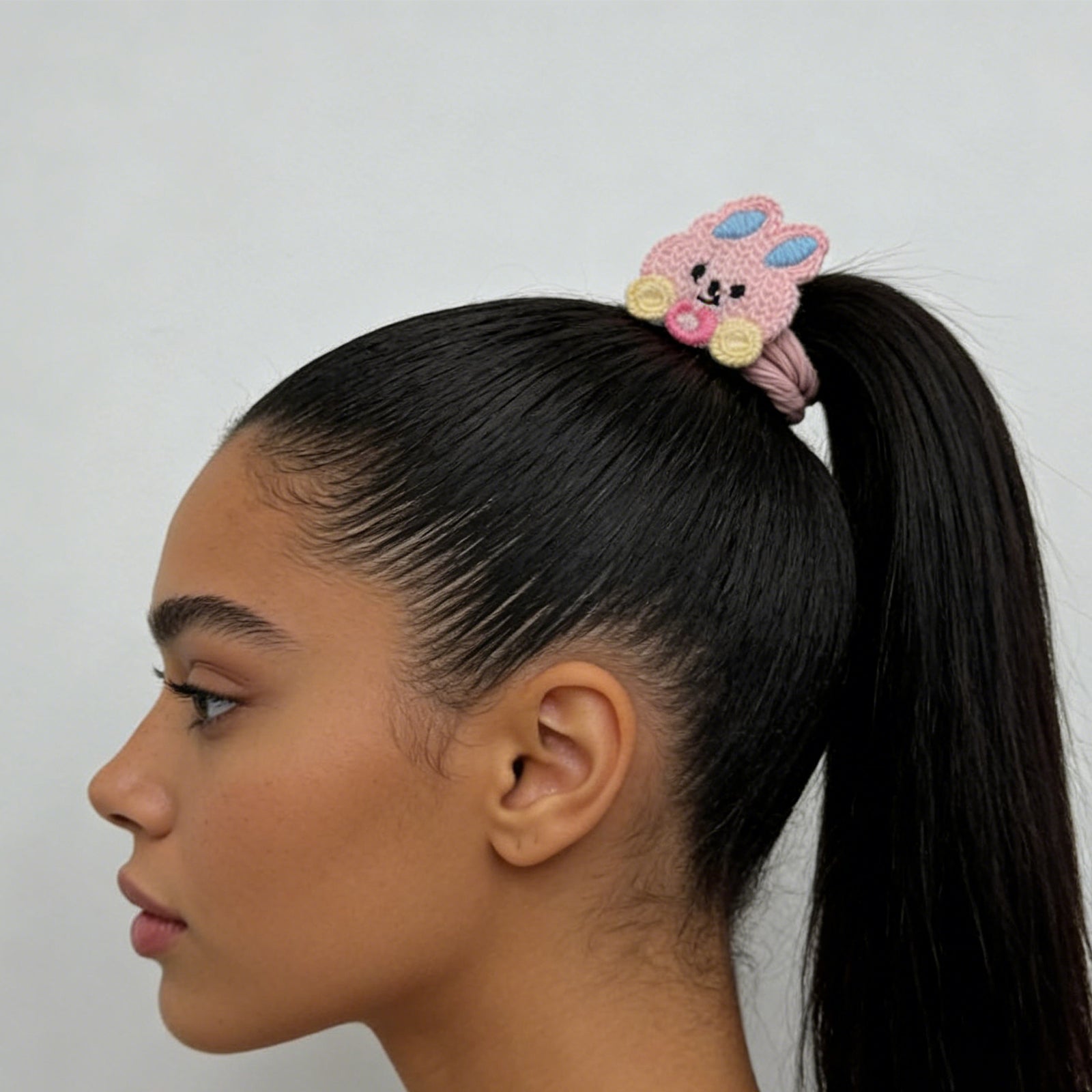 Tricoter les cheveux Bunny Tie-4043