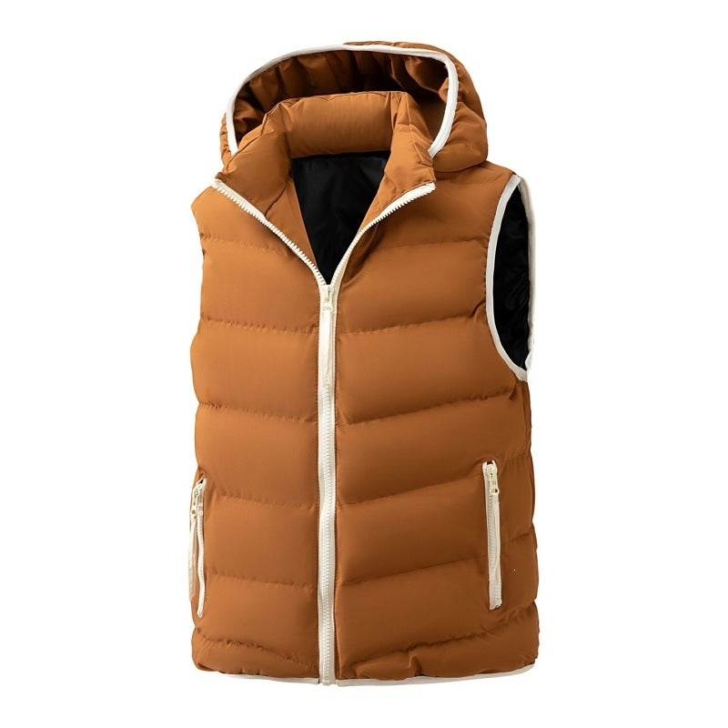 Veste à capuche dérobée pour hommes