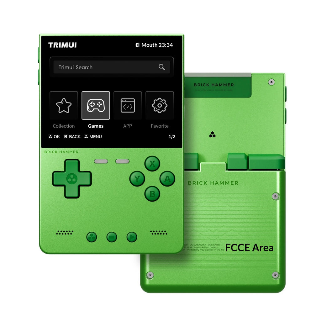Console de jeu portable avec un alliage d'aluminium Shell