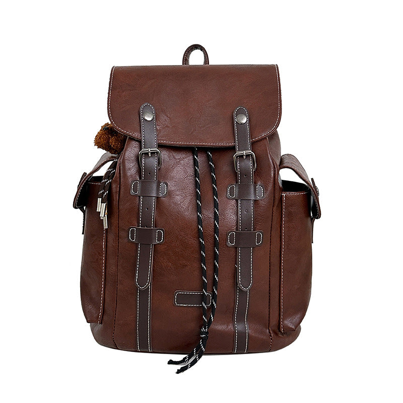 Mode Casual Grande capacité Retro Trendy Outdoor Sac à dos pour hommes