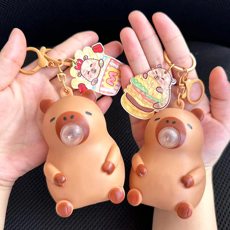 Pendentif de porte-clés Creative Capybara