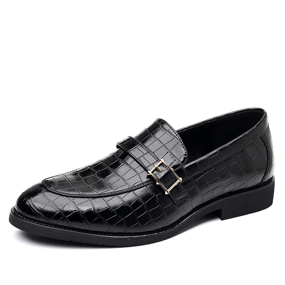 Chaussures en cuir élégant Casual Plus pour hommes