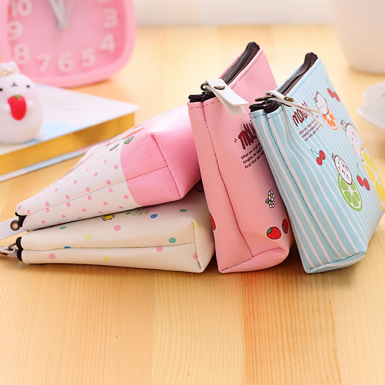 0583 Creative Potato Rabbit Zero Wallet Coréen Version PU Imperméable Main avec petite poche