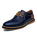Chaussure en cuir casual avec pointure à la main
